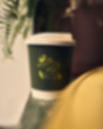 henny's branded coffee takeaway cup