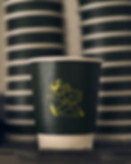 henny's branded coffee takeaway cup