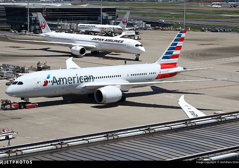 アメリカン航空B787-8