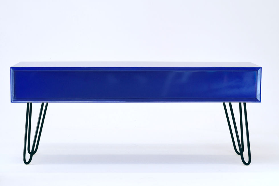 Thumbnail: Blue contemporary sideboard