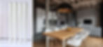 Thumbnail: Live edge solid oak dining table with 2 wooden slabs and 4 wooden angled tapered
