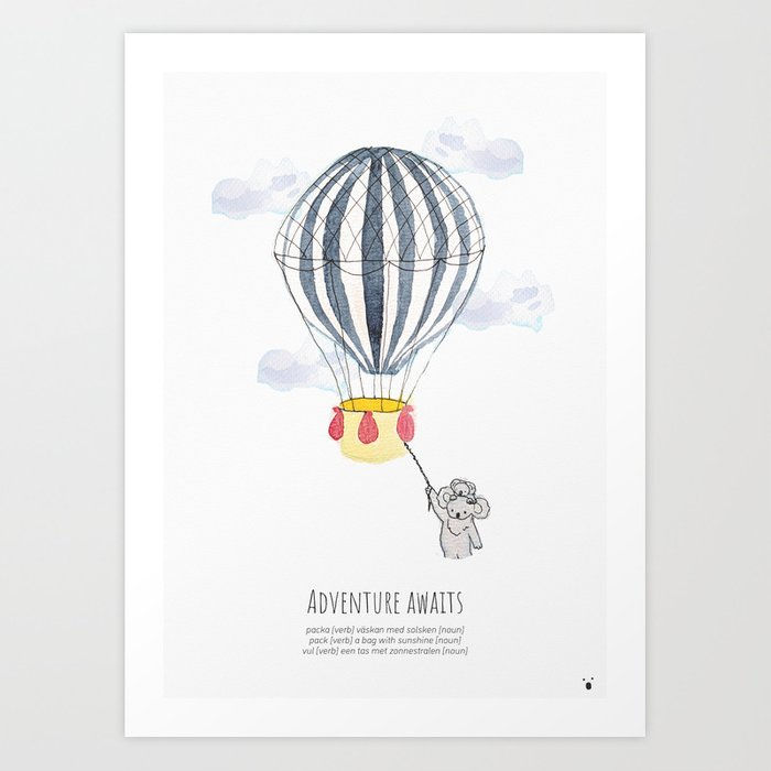 koala-charlotte-kids-room-balloon-art-print-prints