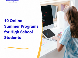 10 Online Summer Programs for High School Students