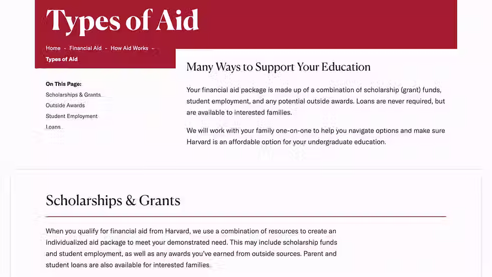 vard University Scholarship