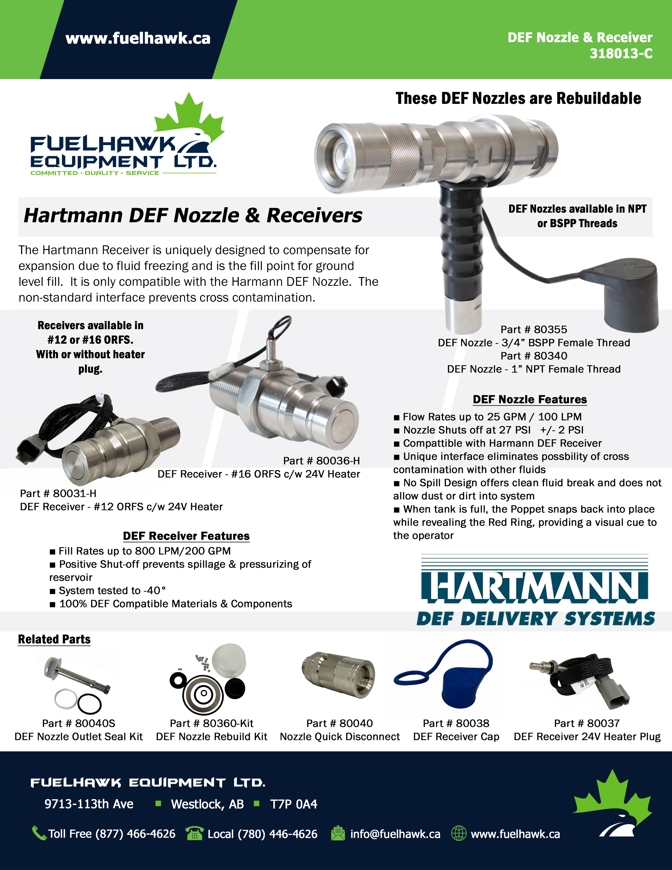 318013 - DEF Nozzle & Receiver