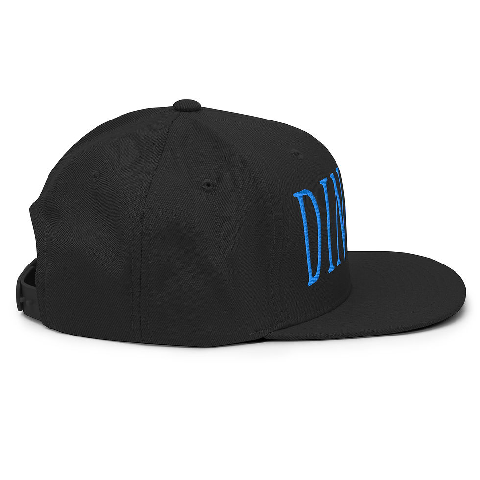 Thumbnail: Dingers Hat - Blue Text
