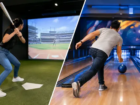 Virtual Batting vs Bowling for Your Next Night Out