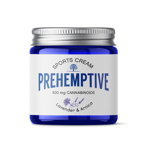 CBD Cream 500mg/4oz Jar Lavender and Ginger | Prehemptive CBD