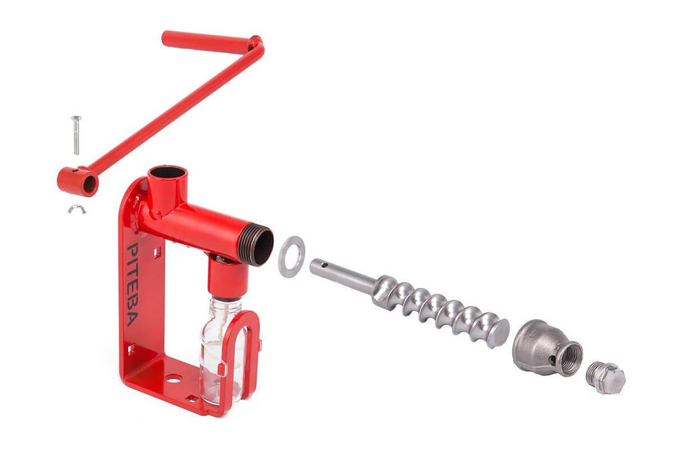 Miniatură: Presă manuală pentru ulei - Piteba