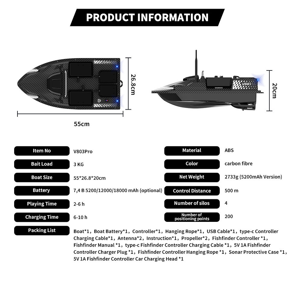 Miniatură: Flytec V803 GPS Pro + Sonar