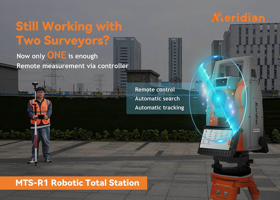 Miniatură: Stație totală robotică Meridian MTS-R1