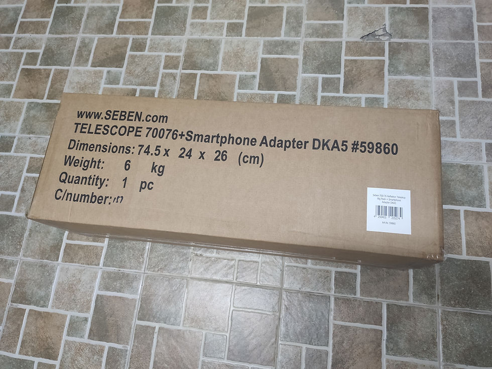 Miniatură: Telescop Seben 76-700 (big pack)