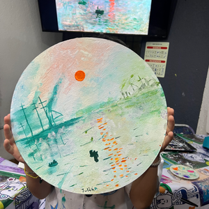 Arte para niños. Niños creando. Monet
