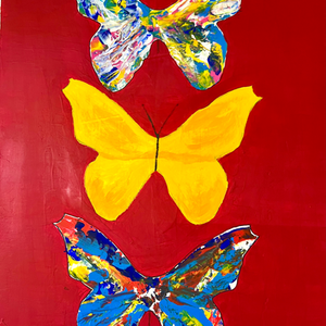 Damian Hirst - Mariposa multicolor
