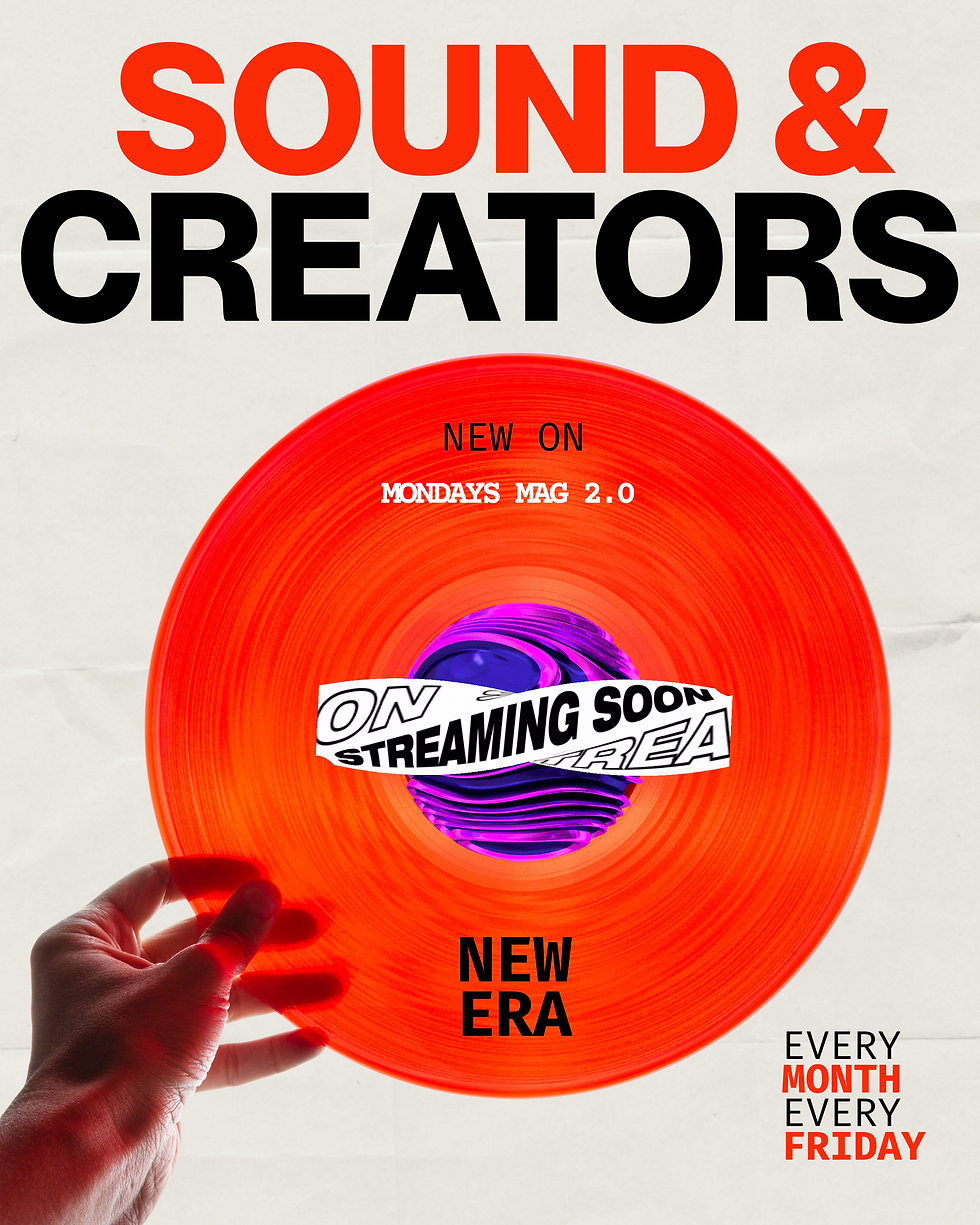 Orange White Modern New Album Release Instagram Post