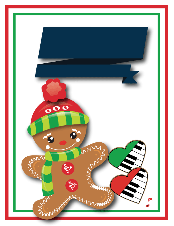 Gingerbread-Binder-Cover-Editable