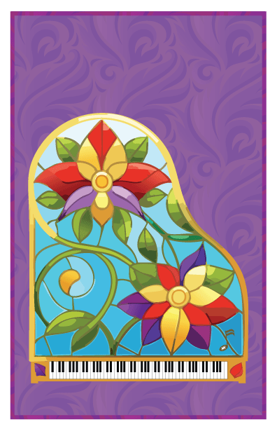 Floral Stained-Glass-Recital-Cover