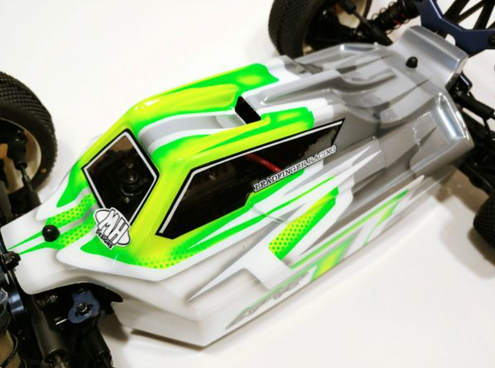 Thumbnail: TEKNO EB48 2.0/2.1/2.2 - LFR A2.1 TACTIC BODY (CLEAR) WITH FRONT SCOOP