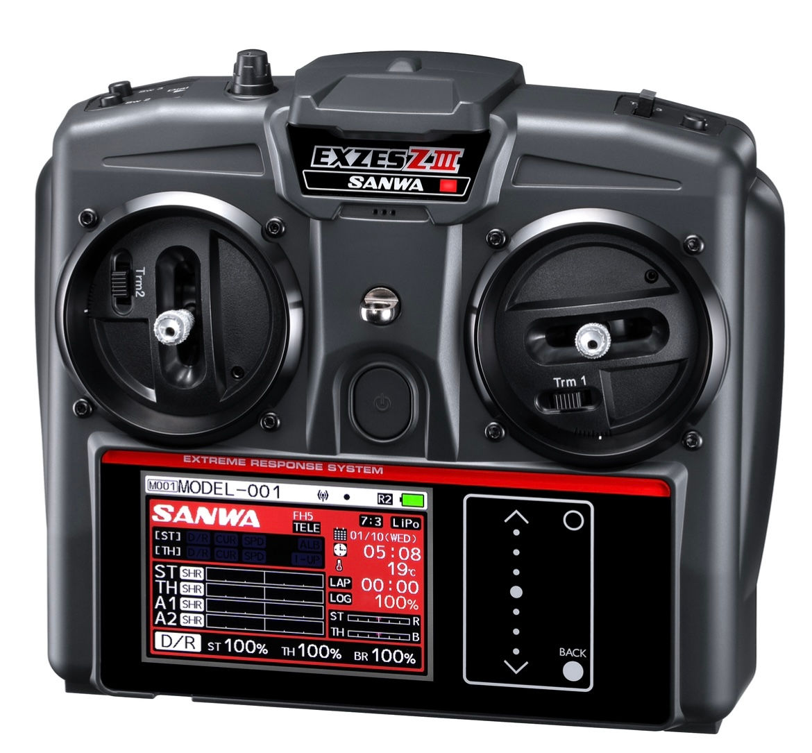 Sanwa EXZES ZIII Stick Radio Set with RX-493i