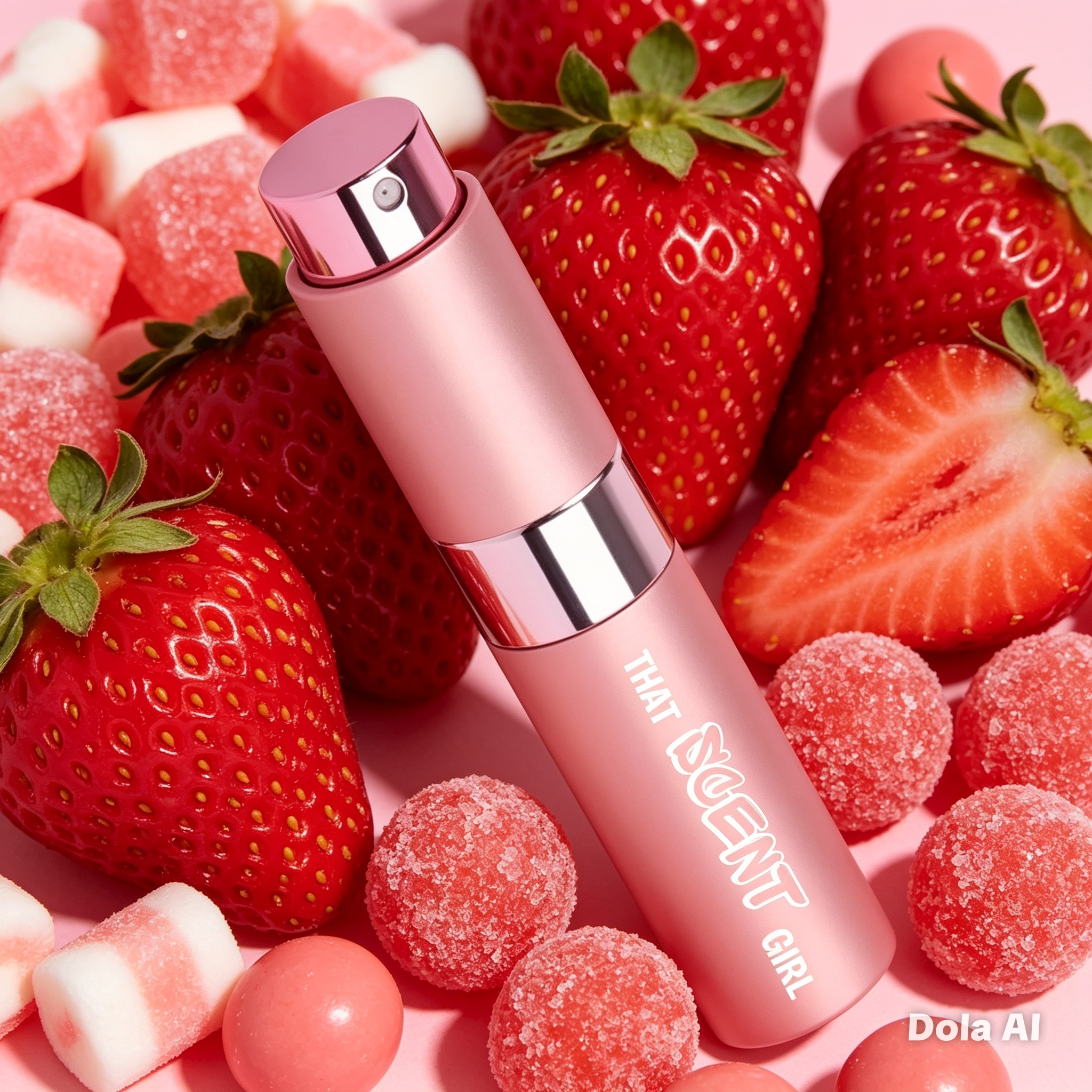 STRAWBERRY BON BON That SCENT Girl - 10ml PINK Perfume Atomiser