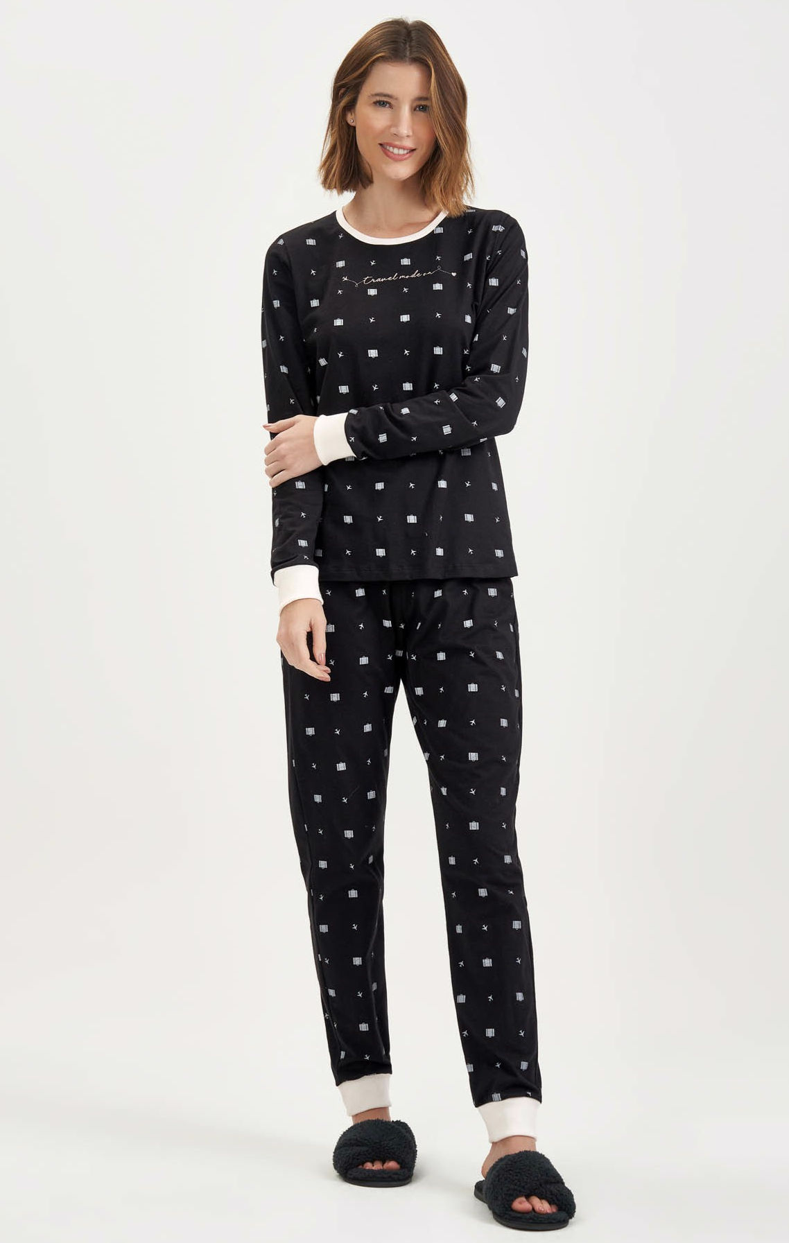 2010185 - Pijama Longo Algodão