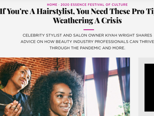 Essence Beauty Carnival: Quarantine Hair Tips From Kiyah Wright!