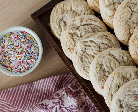 vegan confetti cookies from plant kitchen and bakery winnipeg