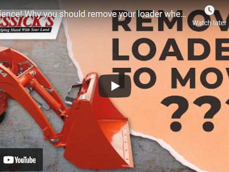 Should You Remove Your Tractor Loader When You Mow?