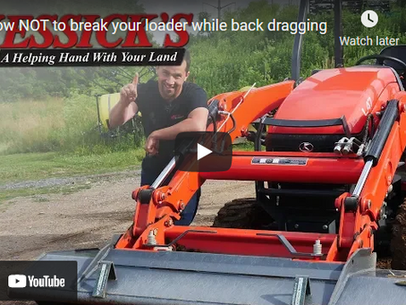 The Secret for Protecting Your Loader While Back Dragging
