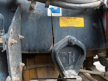 How to Fix a Cracked Tractor Frame