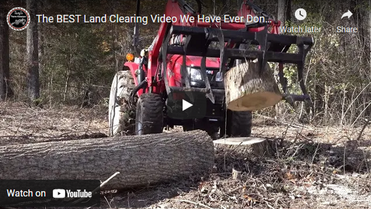 The Best Tractor Land Clearing Video Ever
