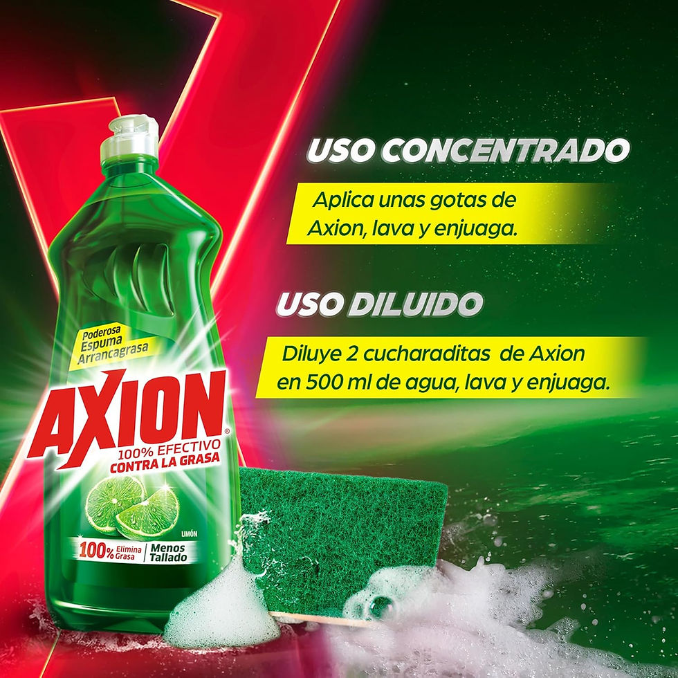 Miniatura: Axion Lavatrastes Líquido Limón 1.4 L