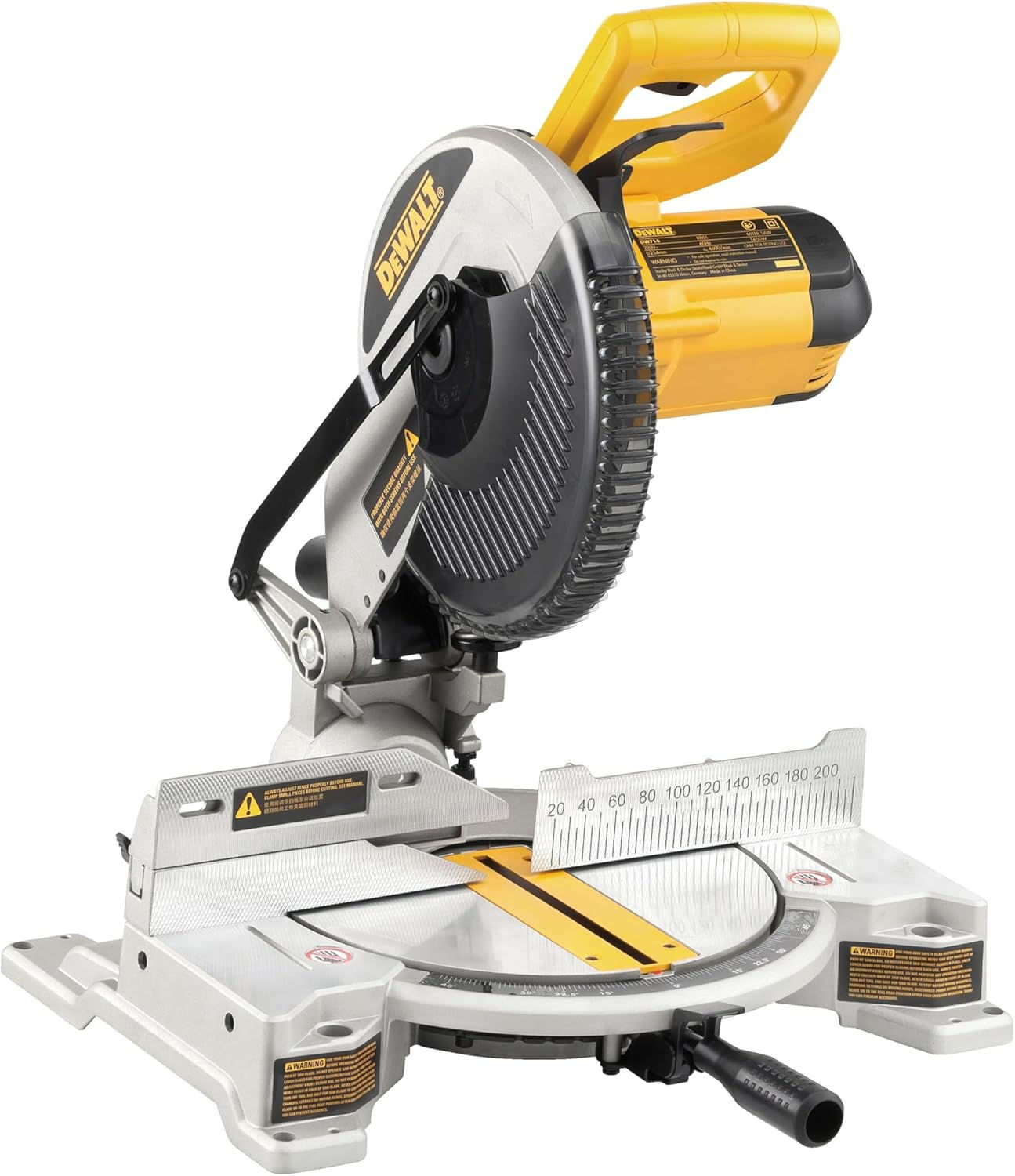 DEWALT Sierra Ingleteadora Eléctrica 10" (254mm), 1650W, 4600 Rpm, DW714