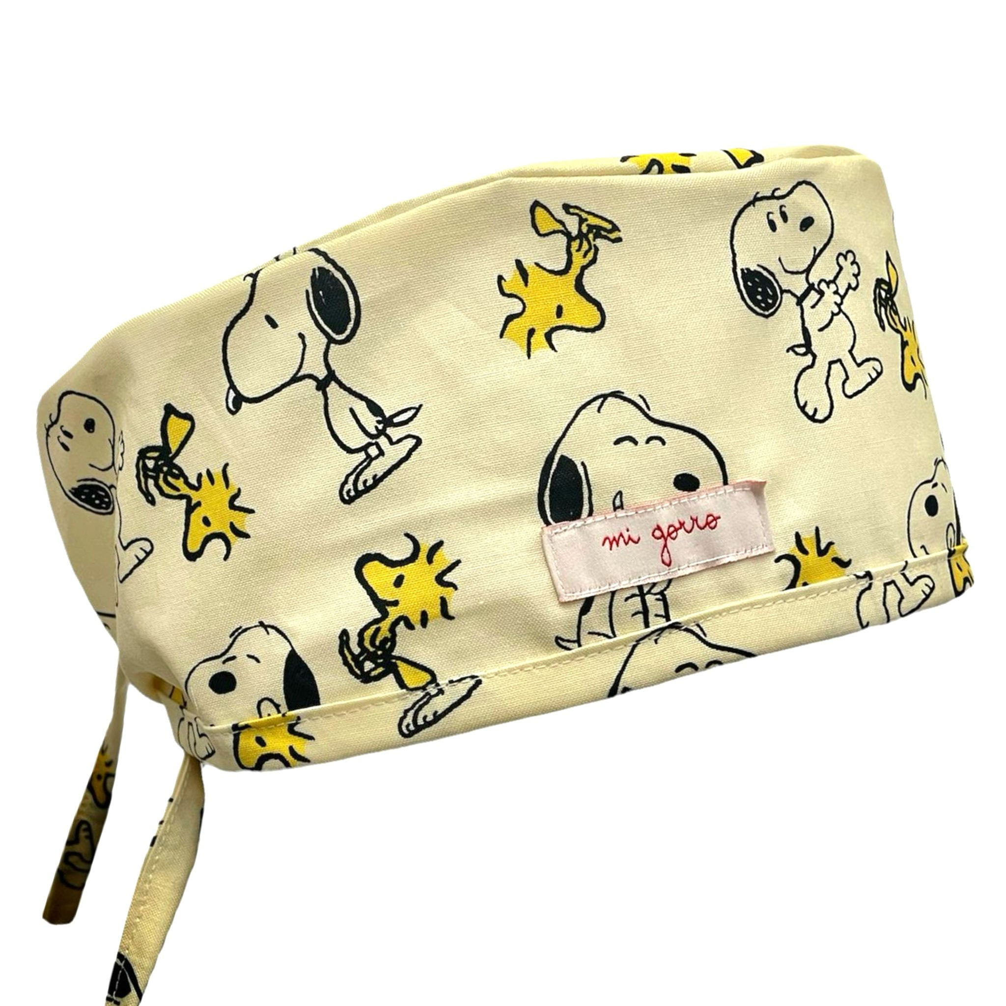Gorro Quirófano Chico Snoopy y Emilio dibujos