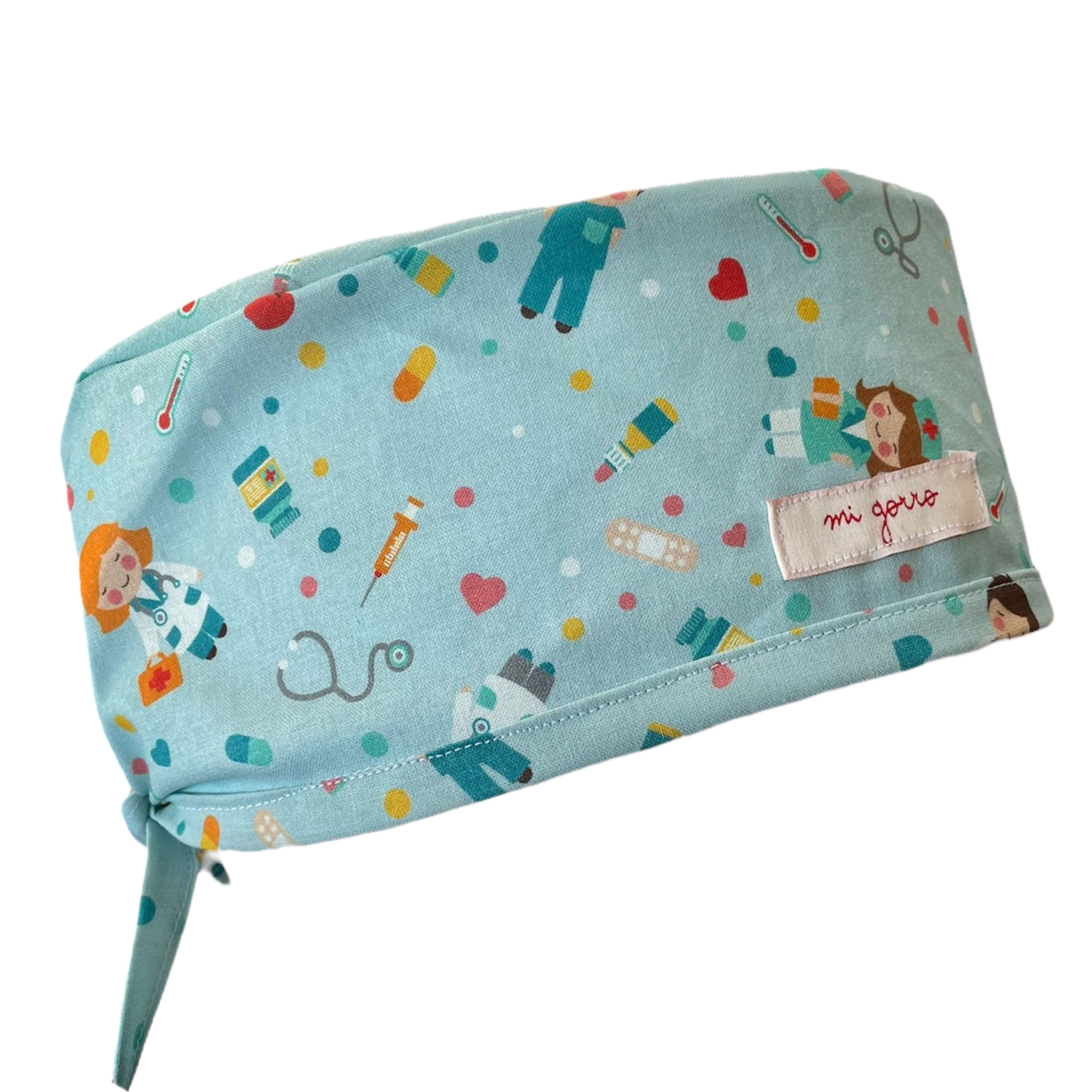 Gorro Quirófano Chico Sanitario Azul