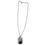 Thumbnail: customised silver pendant with chain