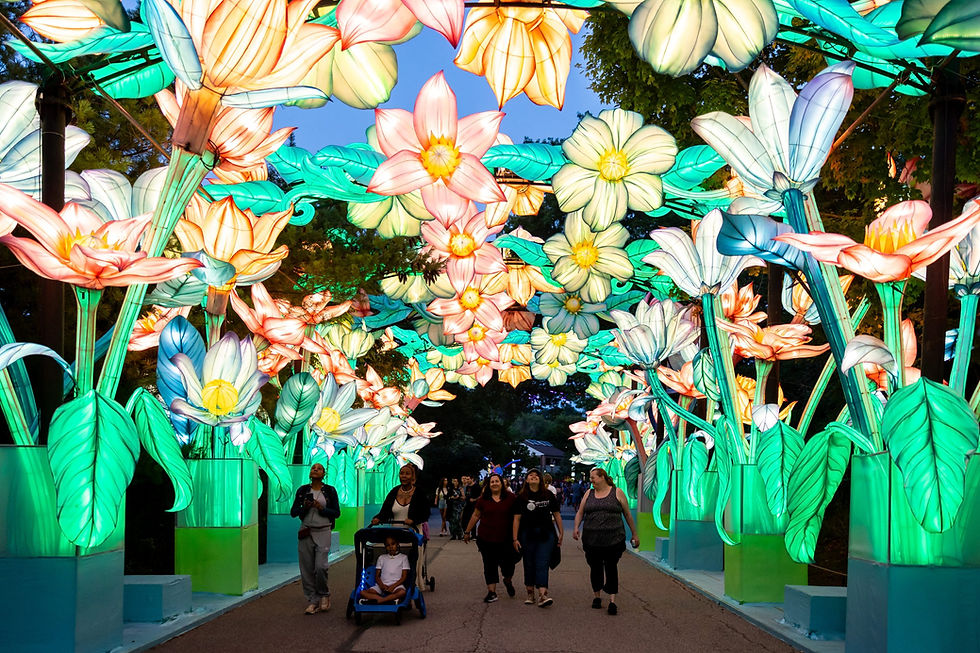 Floral Lanterns at Stowe