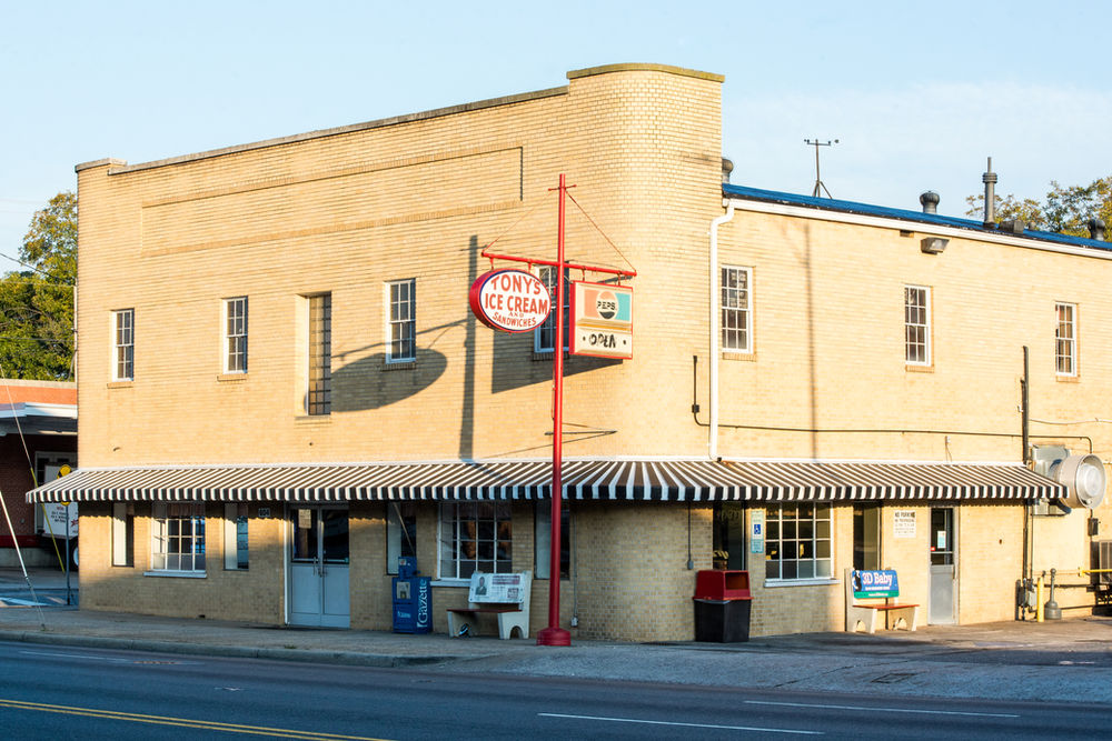 I S C R E A M for ice cream Tony's Ice Cream in Gastonia