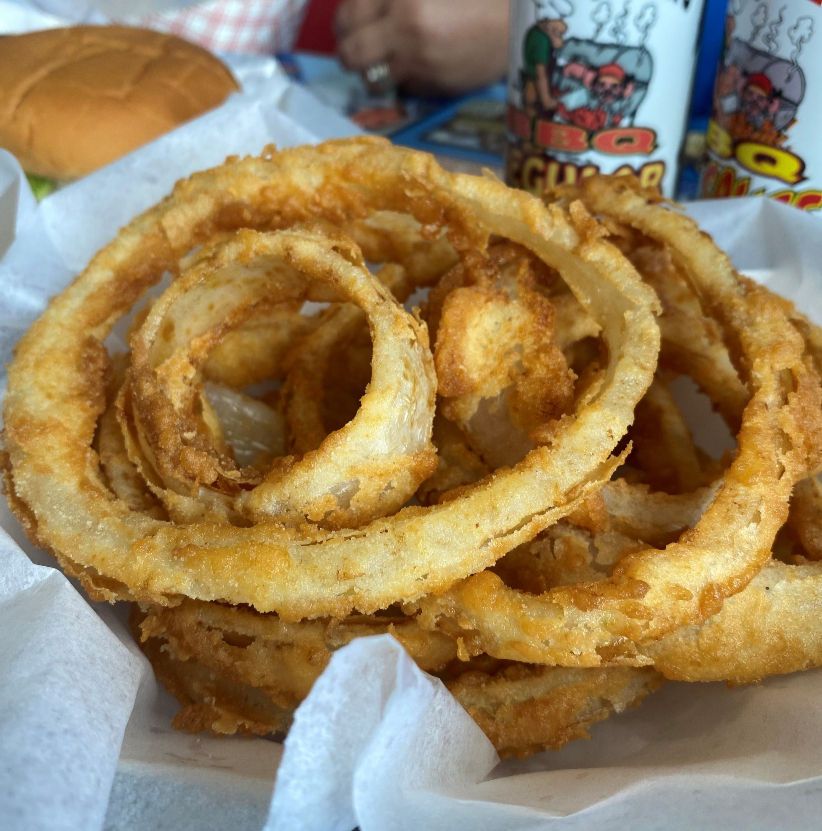 Kyle Fletcher's hand breaded onion rings