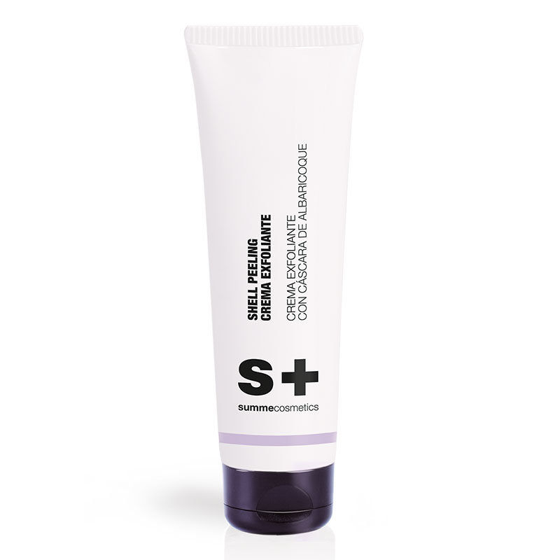GLACIAR SHELL PEELING professional facial scrub with natural Apricot Kernel exfoliating particles.