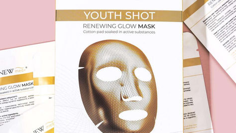 sunewmed youth shot mask regenerating face mask