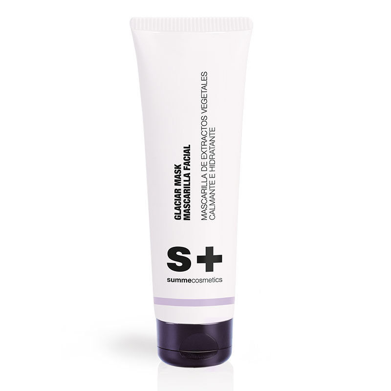 GLACIAR MASK professional soothing face mask with Liposomal Glacier Water and plant extracts.