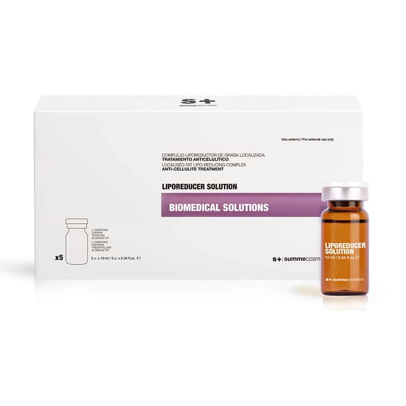 LIPOREDUCER SOLUTION professional body contouring ampoules for advanced aesthetic treatments.