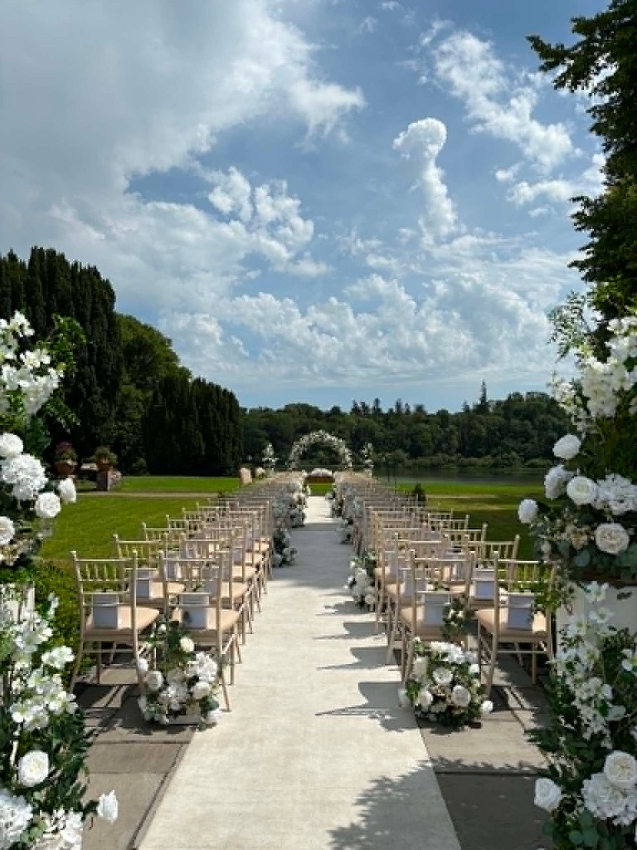 Outdoor Wedding at Castle