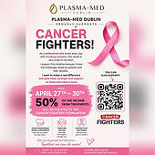 Plasma-Med Dublin donation supporting cancer patients and Cancer Fighters charity initiative
