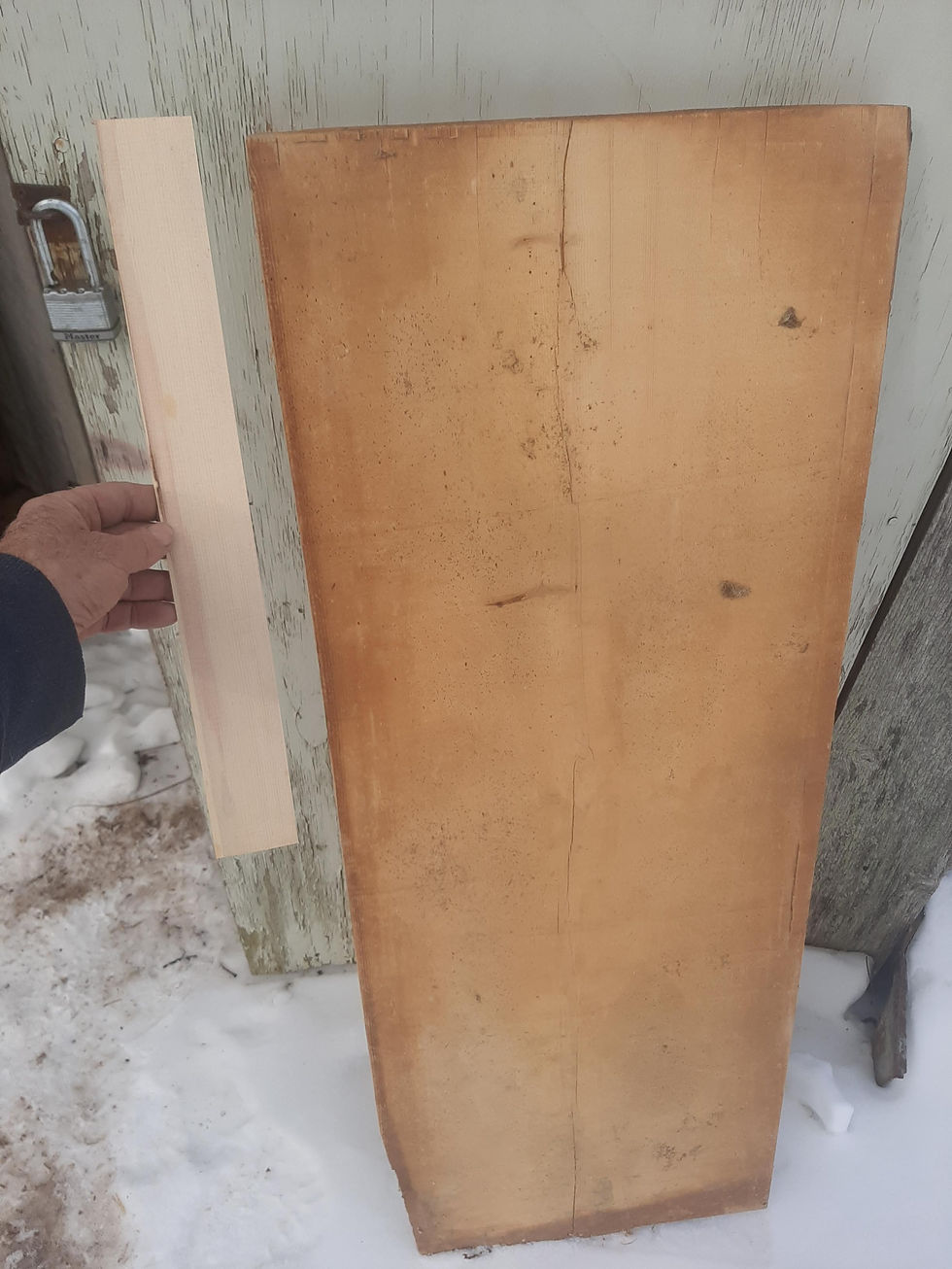 This is a raw piece of Engleman I still have as of 1/30/26 that I procured in the 90's from a bandsaw mill guy in the hills of western Washington State. It will be milled into approximately 72 tops as shown to the left. A little bit goes a long way with Wiplstix, as wiplstix go a long ways.