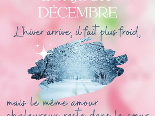 Bonjour décembre