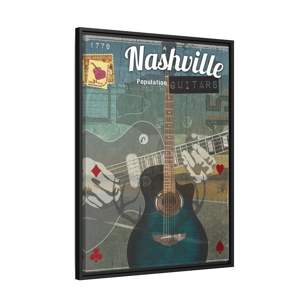 Thumbnail: Nashville Population Guitars Green
