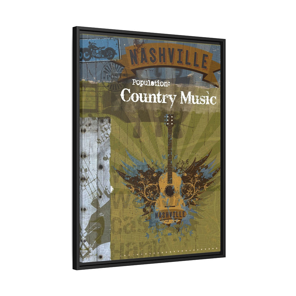 Thumbnail: Copy of Matte Canvas, Framed (Multi-color)