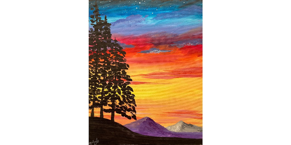 Mountain Sunset - 1/2 off Bottles of Wine